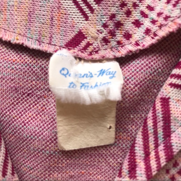 Vintage 1970s patterned tunic top - Picture 7 of 8